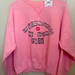 American Eagle Outfitters Pink Graphic Sweatshirt